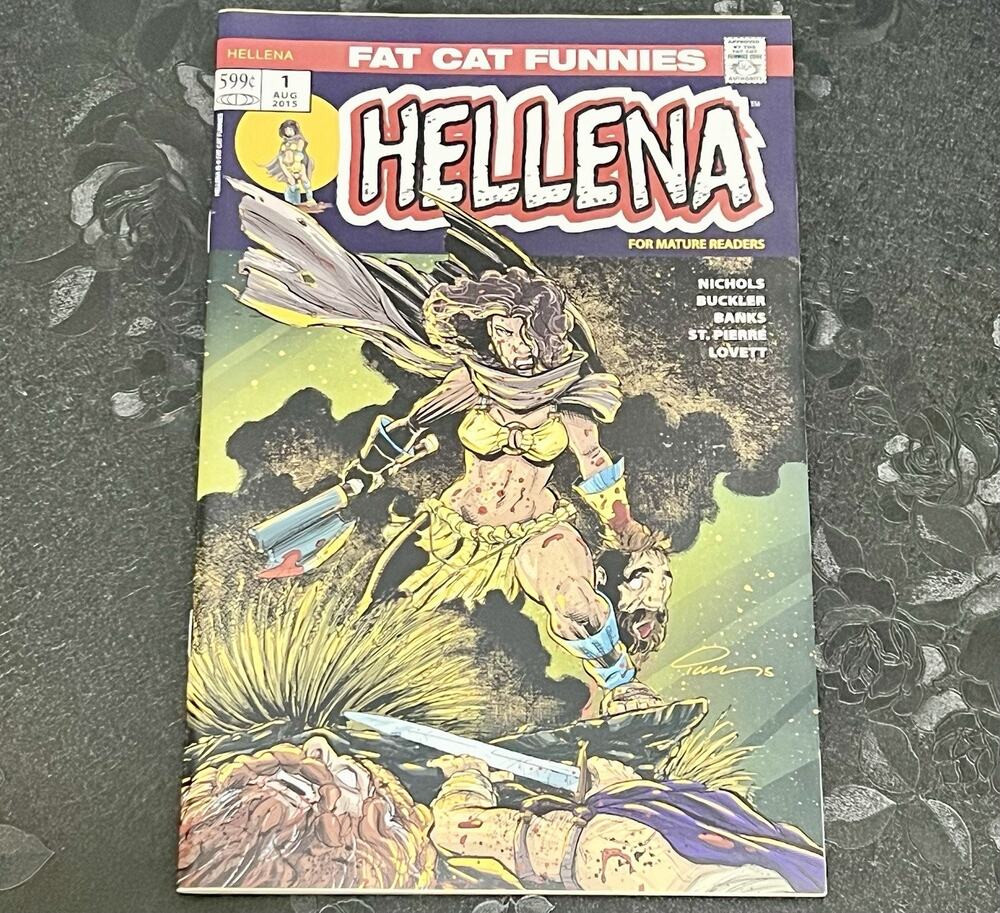 Hellena # 1 Aug 2015 Fat Cat Funnies Comics